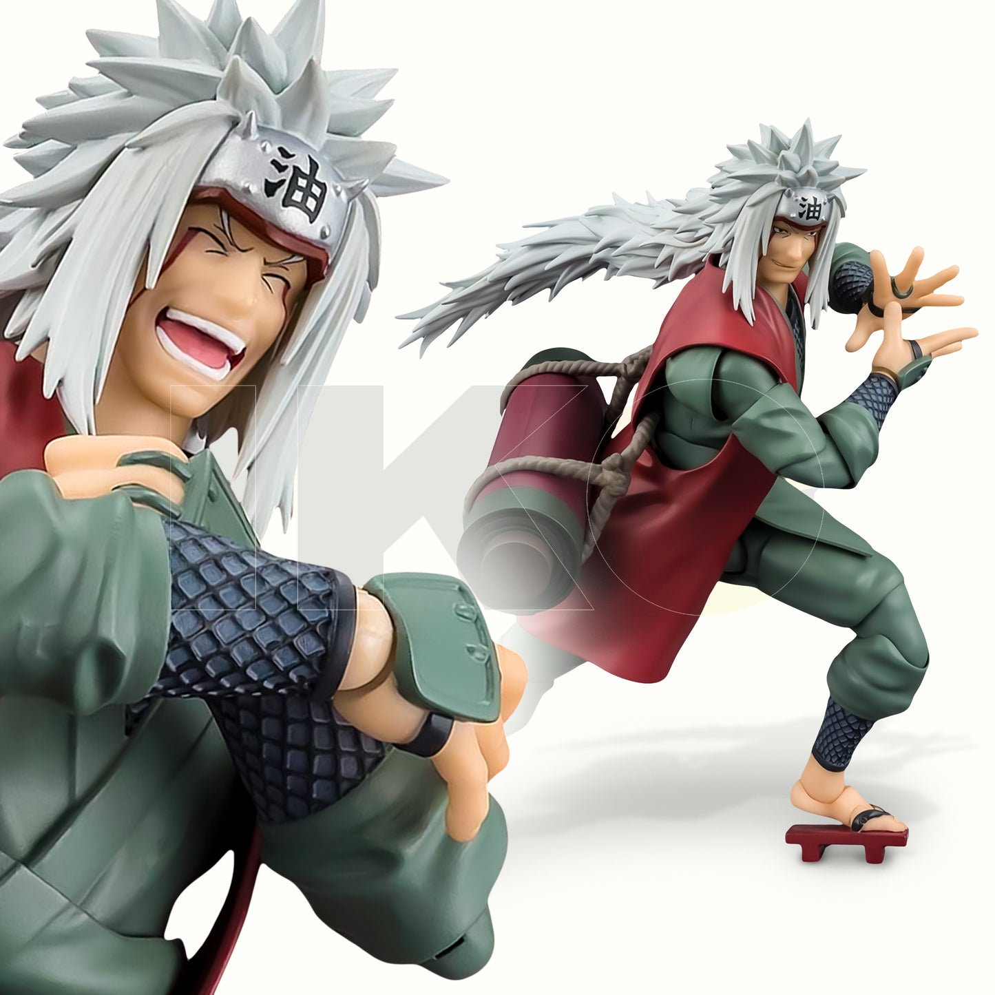 S.H.Figuarts Jiraiya -Hidden Leaf Heroic Master Sage- (Sage Mode Set) (Naruto: Shippuden)