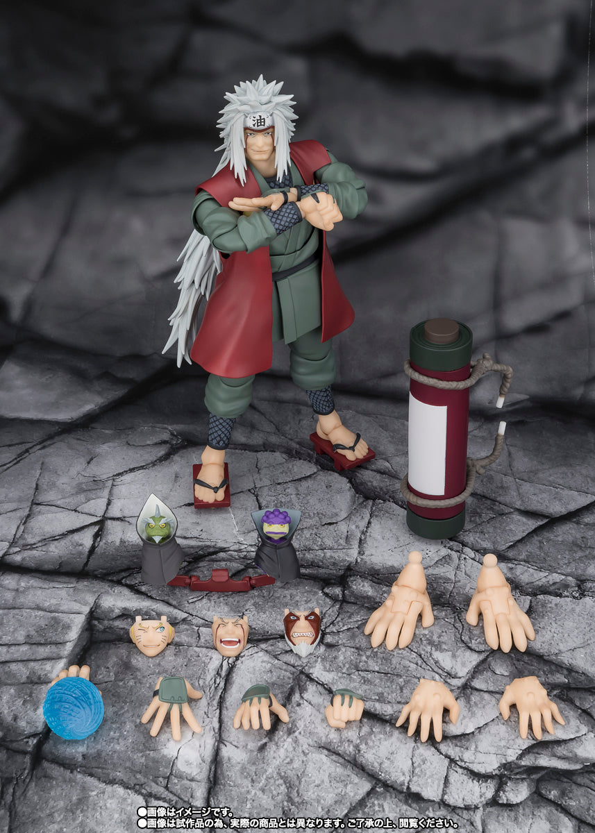 S.H.Figuarts Jiraiya -Hidden Leaf Heroic Master Sage- (Sage Mode Set) (Naruto: Shippuden)