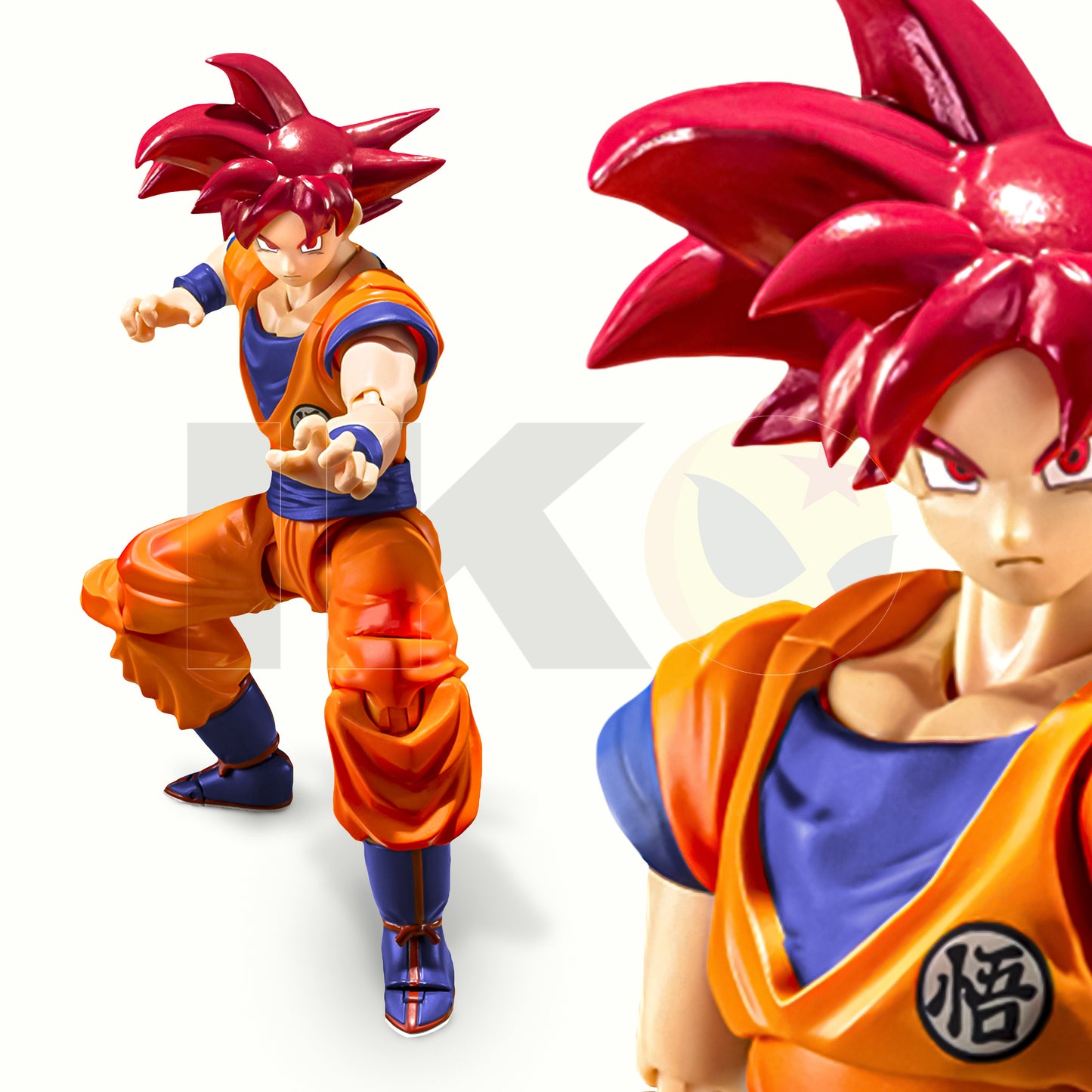 S.H.Figuarts Goku Super Saiyan God -Saiyan God Instilled With The Light of Righteous Hearts- (Dragon Ball Super)