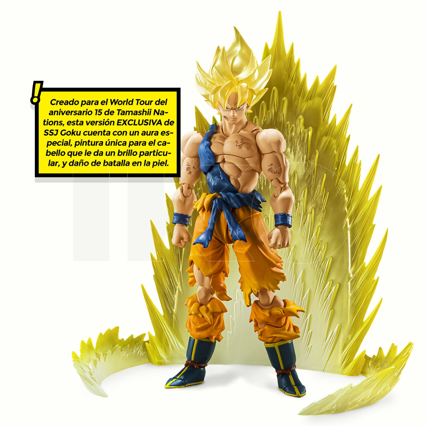 S.H.Figuarts Goku Super Saiyan -15th Anniversary World Tour Exclusive Edition- (Dragon Ball Z)