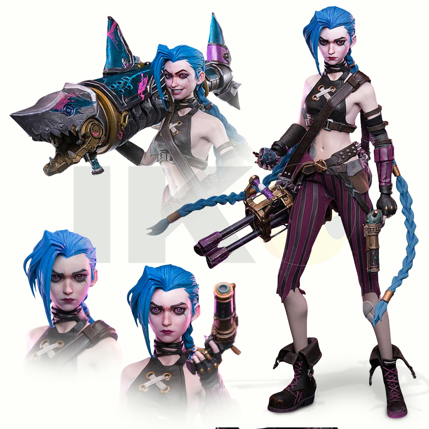 (PREVENTA) Hot Toys Jinx (League of Legends: Arcane) Television Masterpiece Fully Poseable Figure