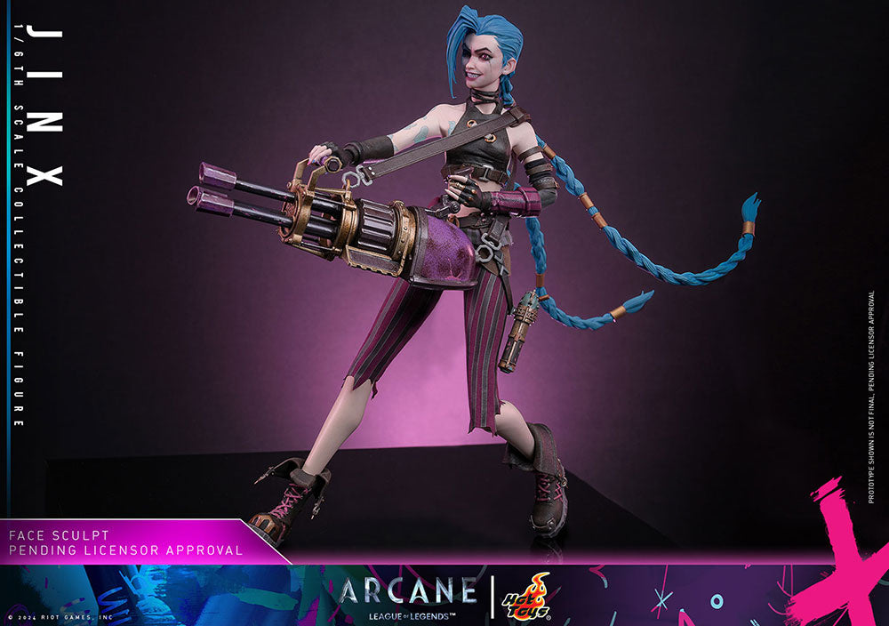 (PREVENTA) Hot Toys Jinx (League of Legends: Arcane) Television Masterpiece Fully Poseable Figure