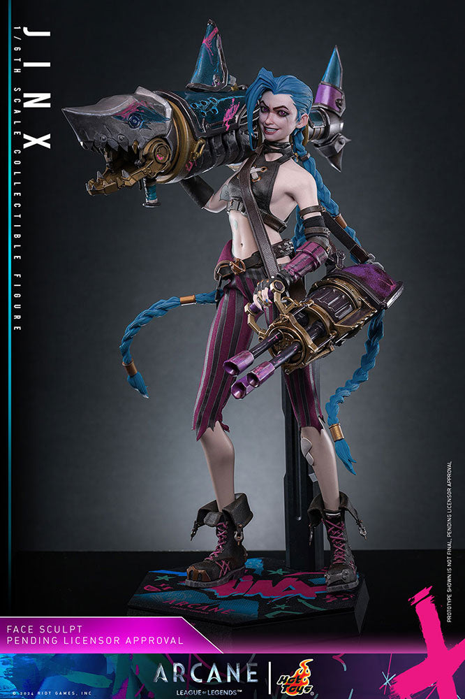 (PREVENTA) Hot Toys Jinx (League of Legends: Arcane) Television Masterpiece Fully Poseable Figure