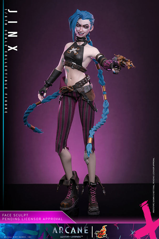 (PREVENTA) Hot Toys Jinx (League of Legends: Arcane) Television Masterpiece Fully Poseable Figure
