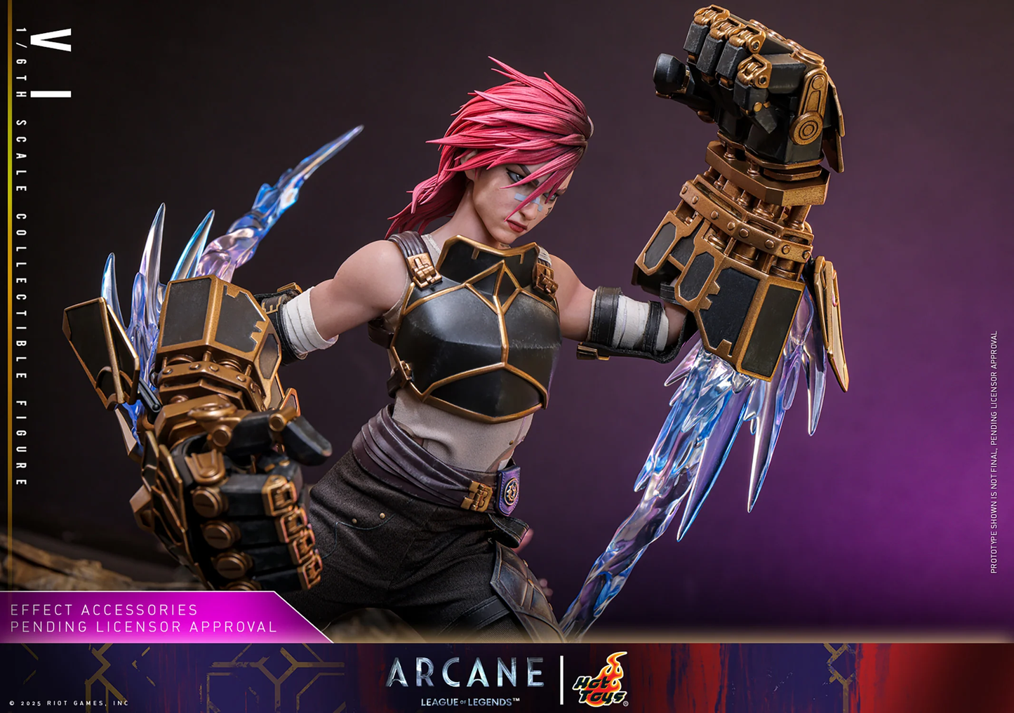 (PREVENTA) Hot Toys Vi (League of Legends: Arcane) Television Masterpiece Fully Poseable Figure