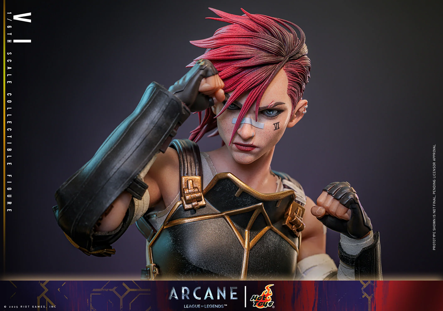 (PREVENTA) Hot Toys Vi (League of Legends: Arcane) Television Masterpiece Fully Poseable Figure