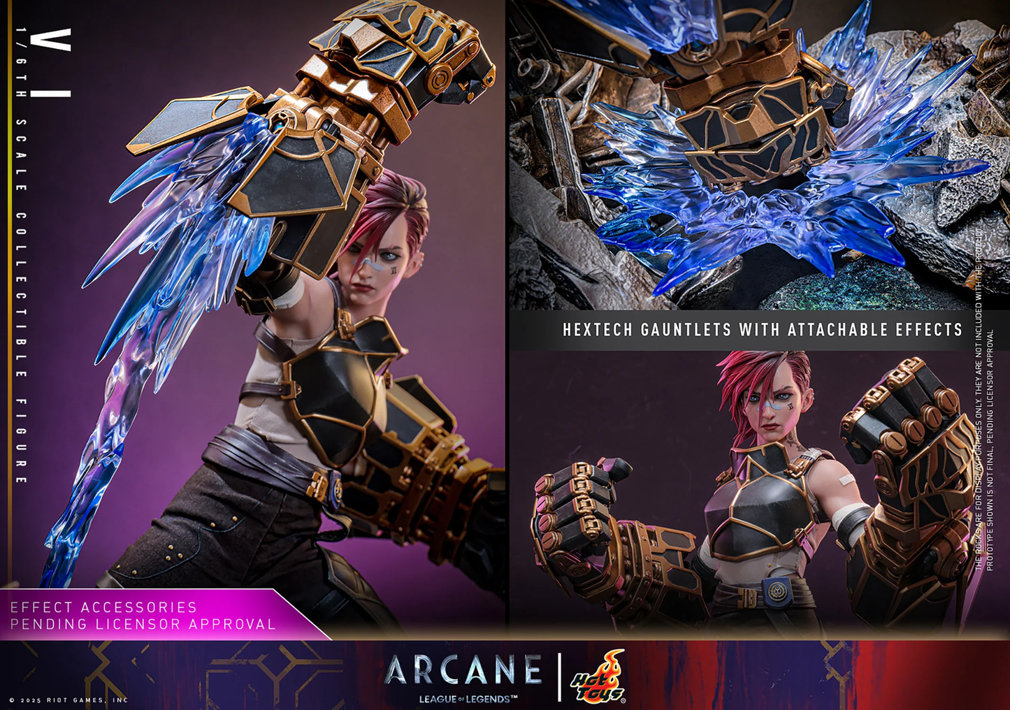 (PREVENTA) Hot Toys Vi (League of Legends: Arcane) Television Masterpiece Fully Poseable Figure