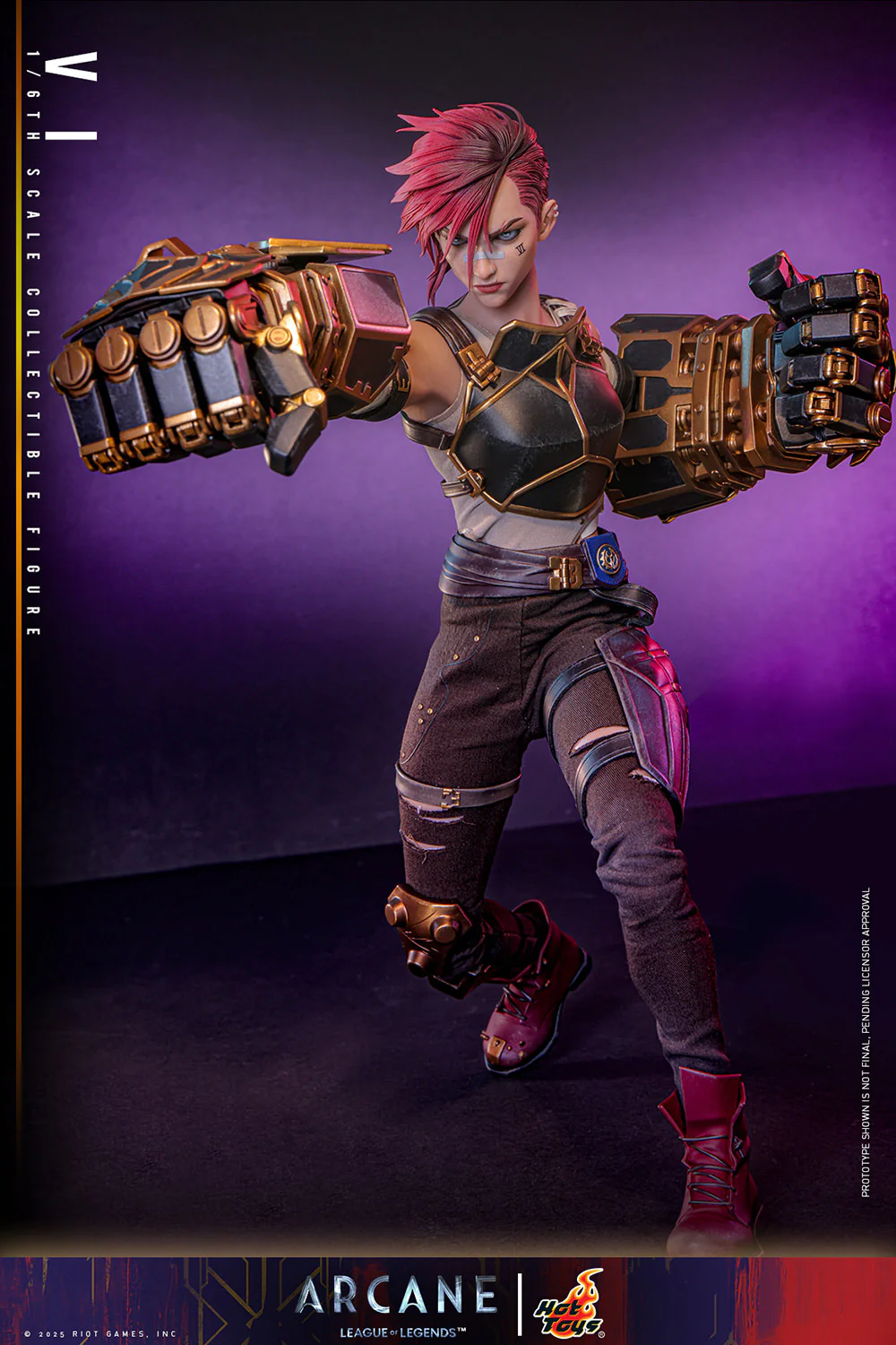 (PREVENTA) Hot Toys Vi (League of Legends: Arcane) Television Masterpiece Fully Poseable Figure