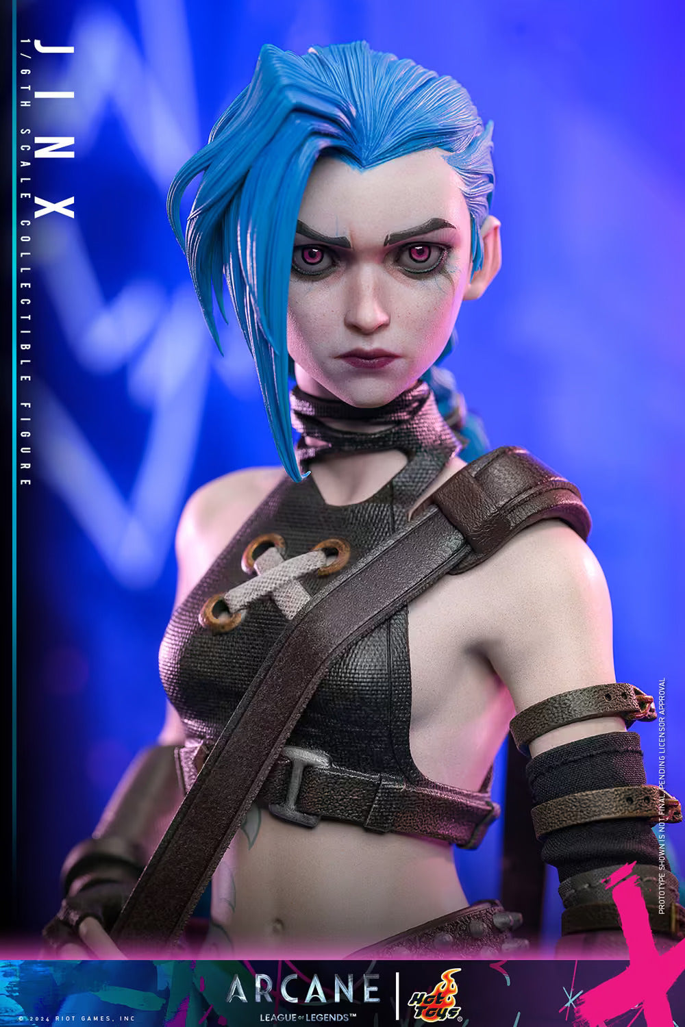(PREVENTA) Hot Toys Jinx (League of Legends: Arcane) Television Masterpiece Fully Poseable Figure