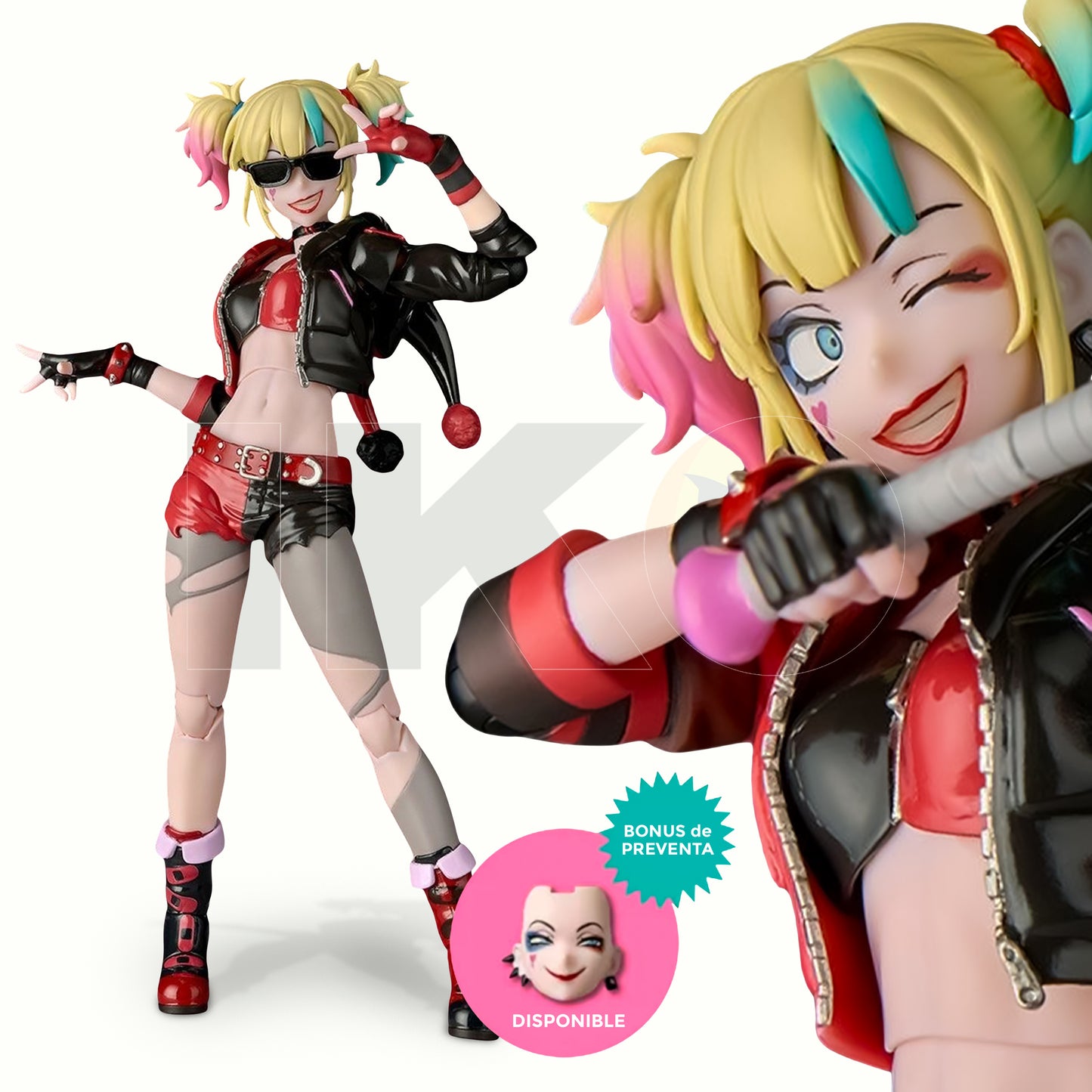 (PREVENTA) Revoltech Amazing Yamaguchi Harley Quinn (Suicide Squad Isekai Ver.)