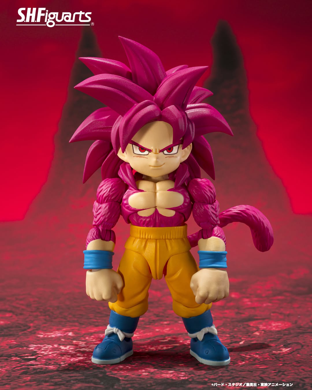(PREVENTA) S.H.Figuarts Goku (mini) Super Saiyan 4 (Dragon Ball DAIMA)