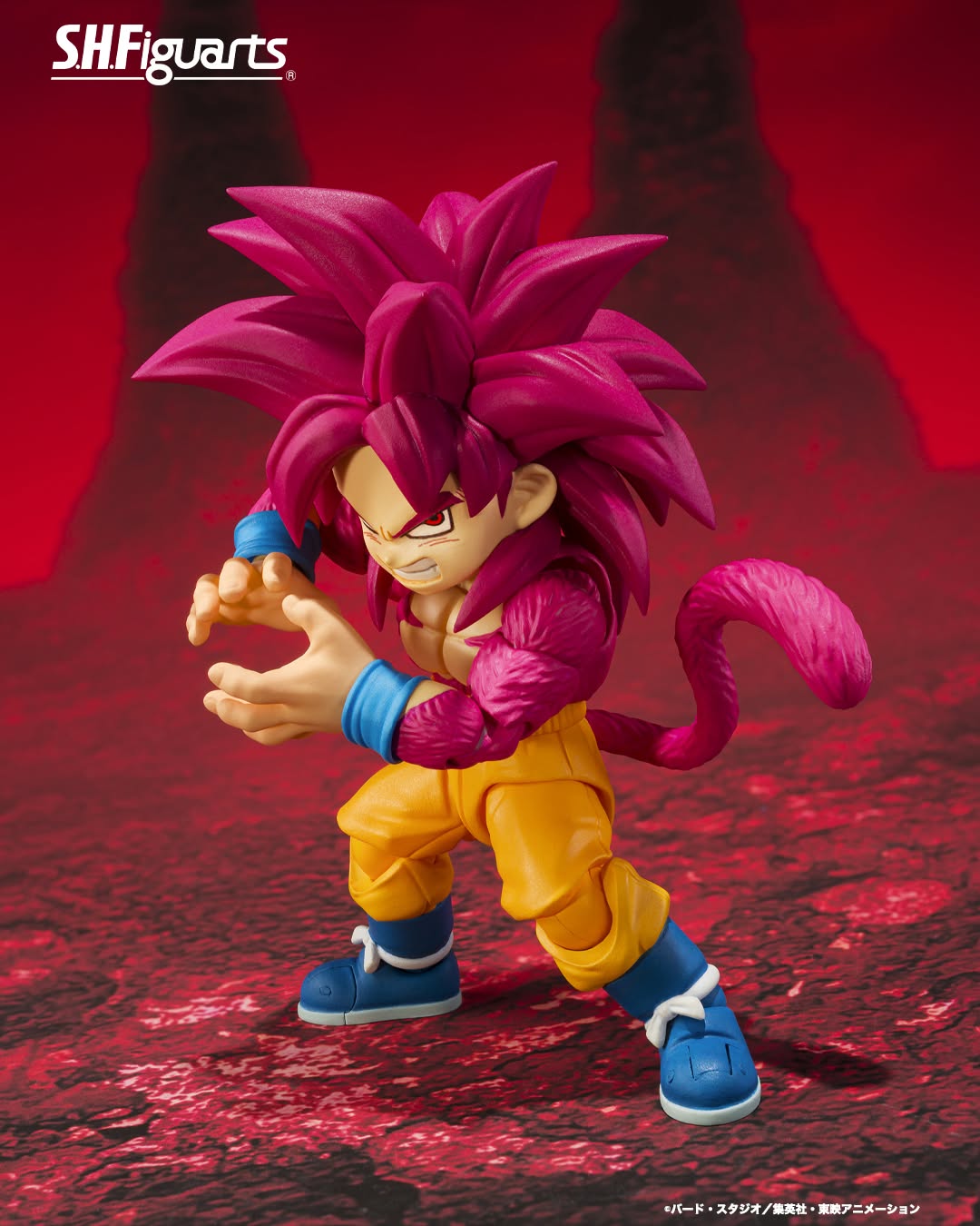 (PREVENTA) S.H.Figuarts Goku (mini) Super Saiyan 4 (Dragon Ball DAIMA)