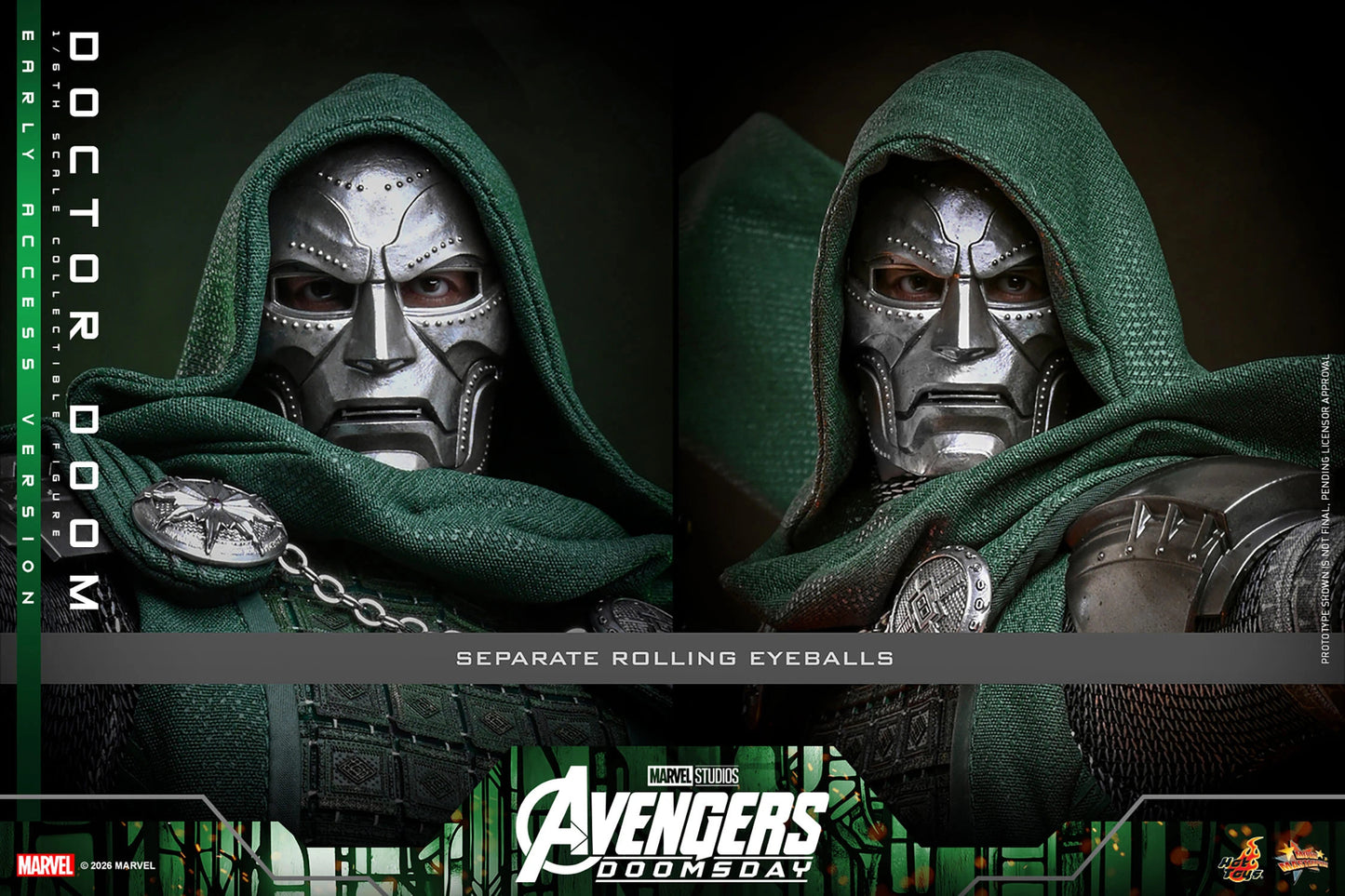 (PREVENTA) Hot Toys Movie Masterpiece Doctor Doom (Avengers: Doomsday)