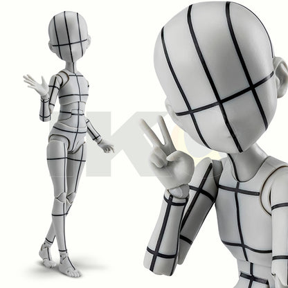 (PREVENTA) S.H.Figuarts Body-chan: Ken Sugimori Edition -Wireframe- (Gray Color Ver.)