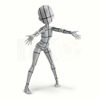 (PREVENTA) S.H.Figuarts Body-chan: Ken Sugimori Edition -Wireframe- (Gray Color Ver.)