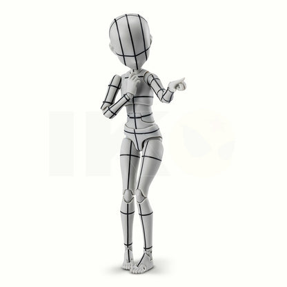 (PREVENTA) S.H.Figuarts Body-chan: Ken Sugimori Edition -Wireframe- (Gray Color Ver.)