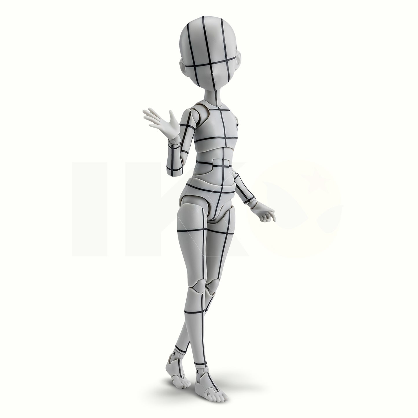 (PREVENTA) S.H.Figuarts Body-chan: Ken Sugimori Edition -Wireframe- (Gray Color Ver.)