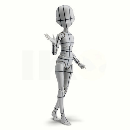(PREVENTA) S.H.Figuarts Body-chan: Ken Sugimori Edition -Wireframe- (Gray Color Ver.)