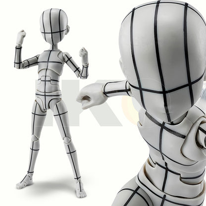 (PREVENTA) S.H.Figuarts Body-kun: Ken Sugimori Edition -Wireframe- (Gray Color Ver.)