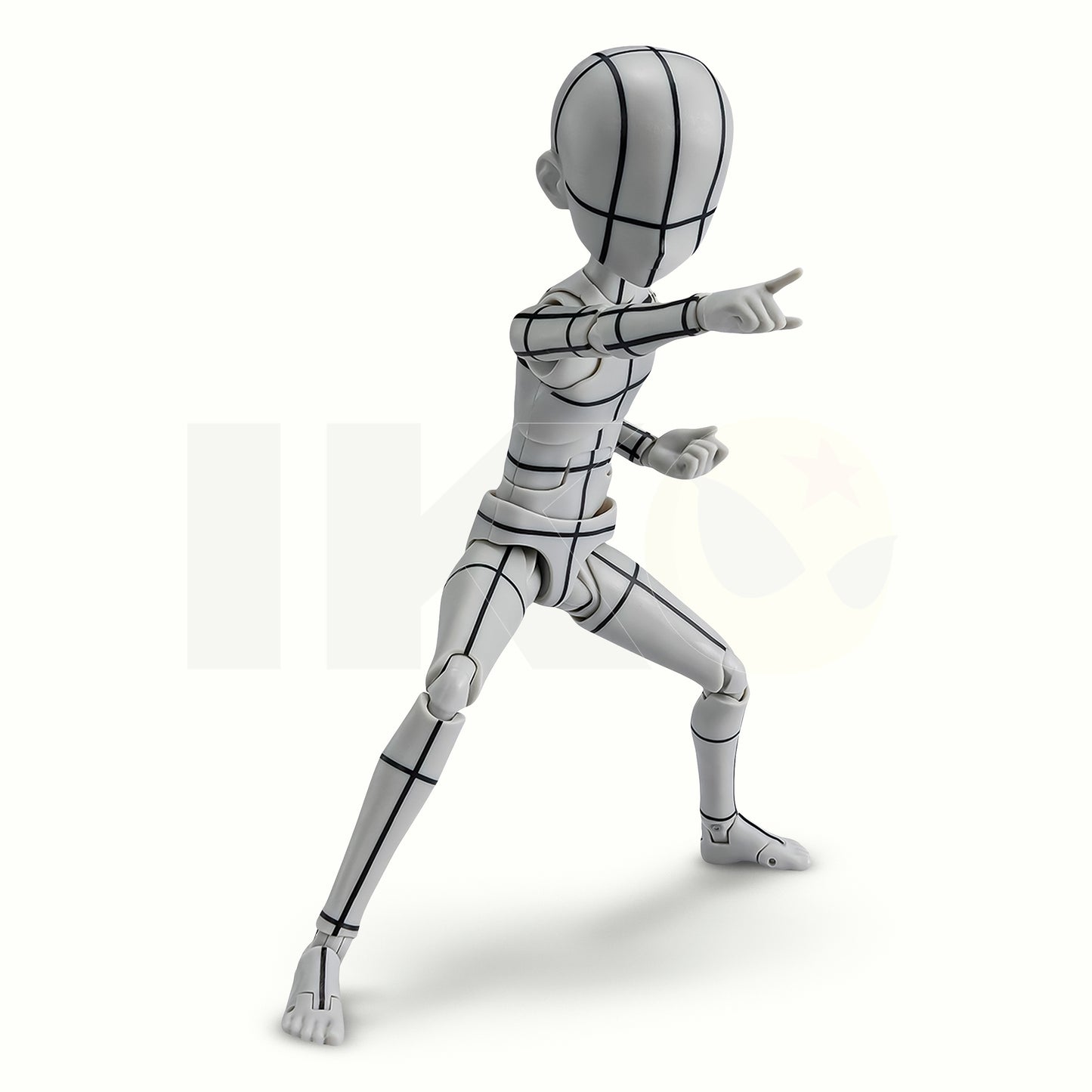 (PREVENTA) S.H.Figuarts Body-kun: Ken Sugimori Edition -Wireframe- (Gray Color Ver.)