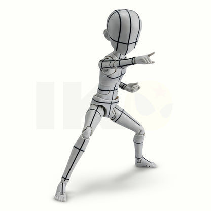 (PREVENTA) S.H.Figuarts Body-kun: Ken Sugimori Edition -Wireframe- (Gray Color Ver.)
