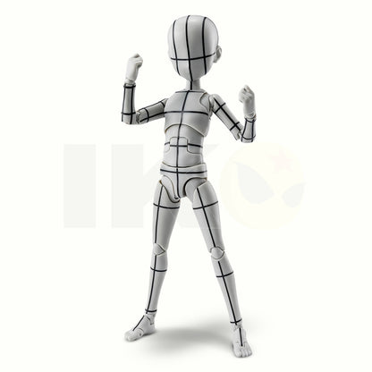 (PREVENTA) S.H.Figuarts Body-kun: Ken Sugimori Edition -Wireframe- (Gray Color Ver.)