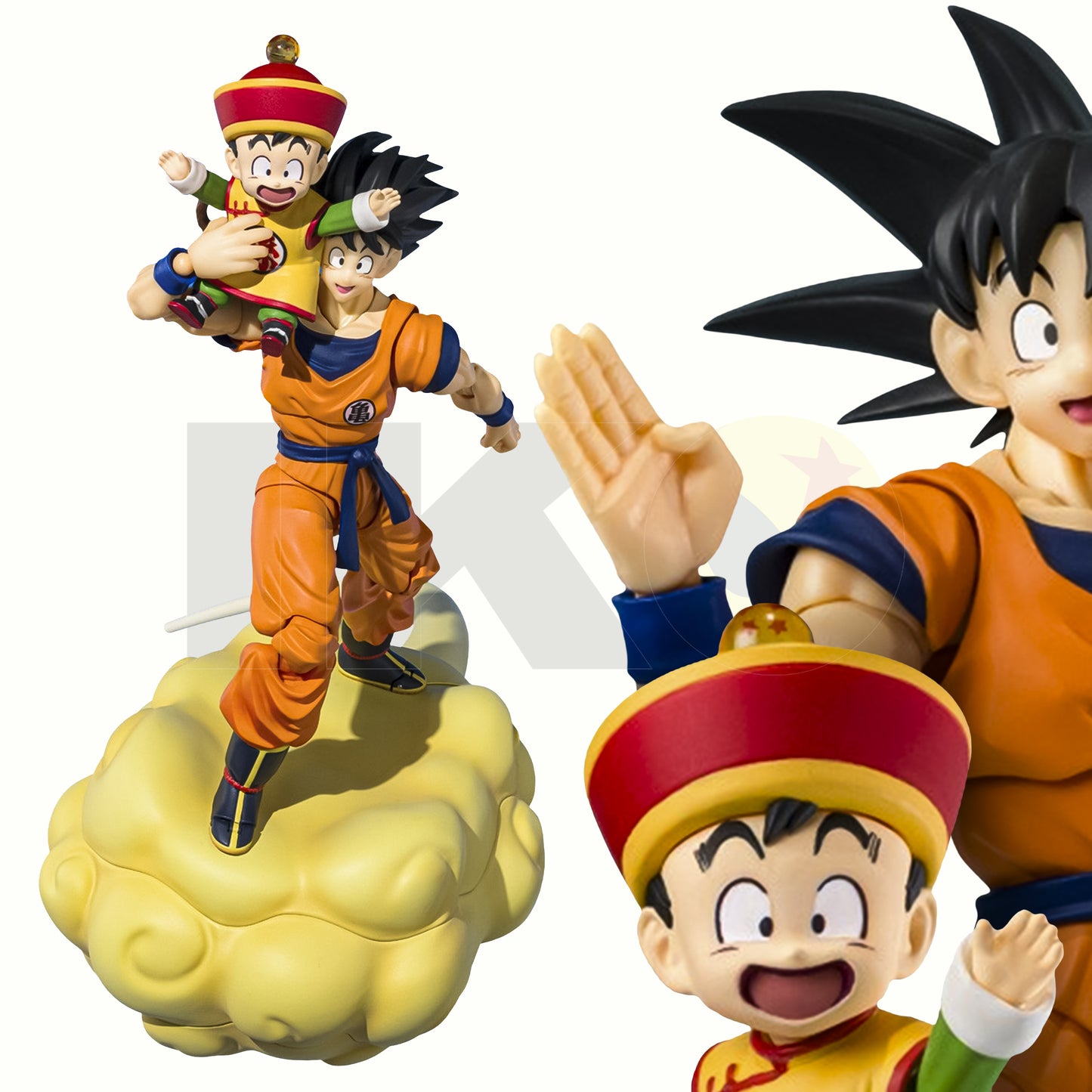 S.H.Figuarts Goku & Gohan & Kintoun -Event Exclusive Edition- (Dragon Ball Z)