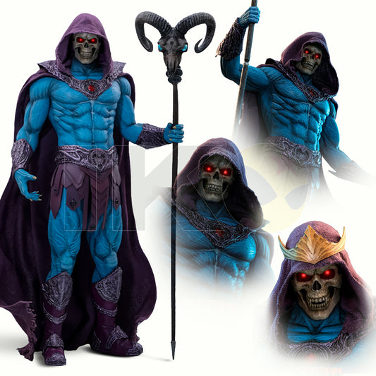 (PREVENTA) Hot Toys Skeletor Masters of the Universe Movie Masterpiece Fully Poseable Figure