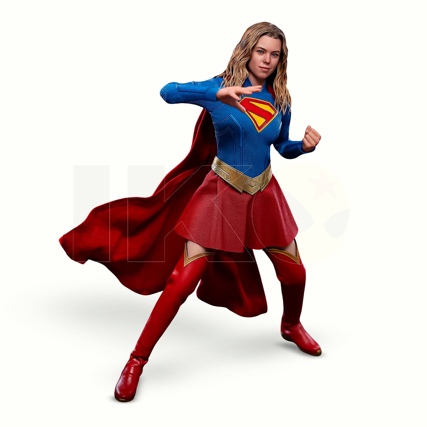(PREVENTA) Hot Toys Supergirl & Krypto Movie Masterpiece Fully Poseable Figure