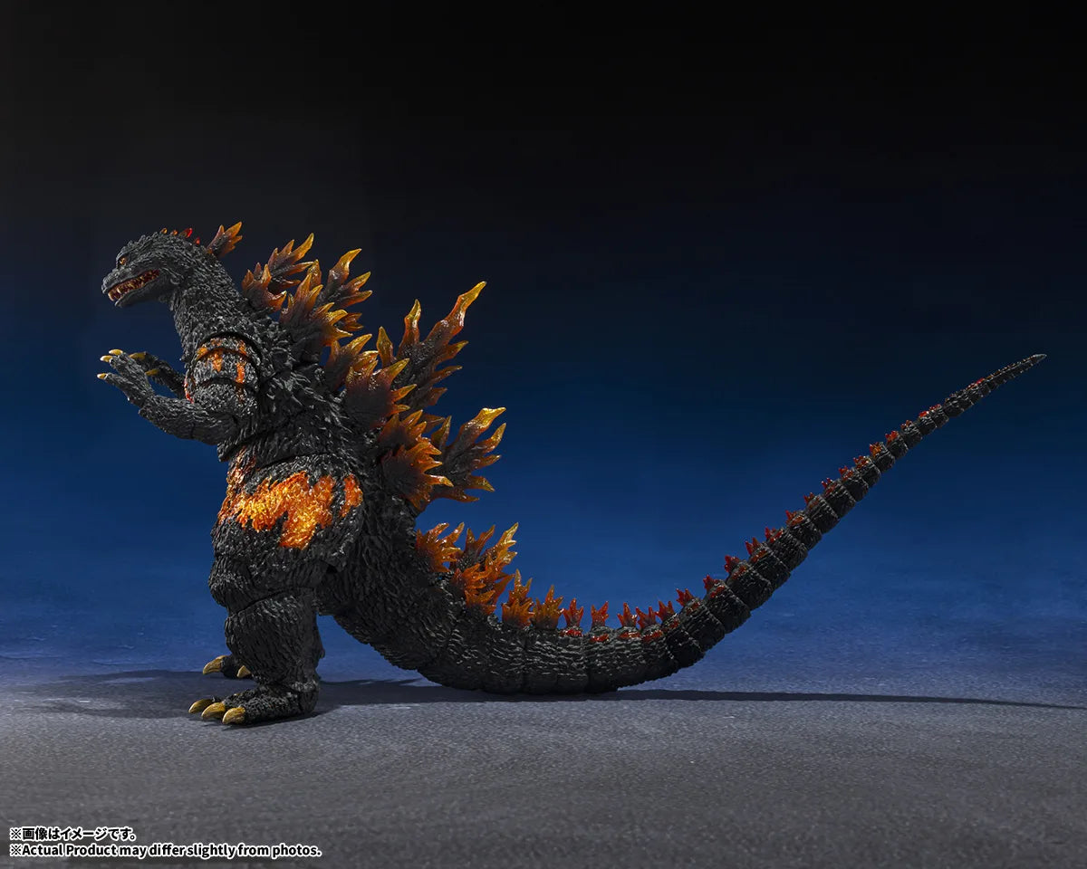 Burning Millennium Godzilla vista lateral