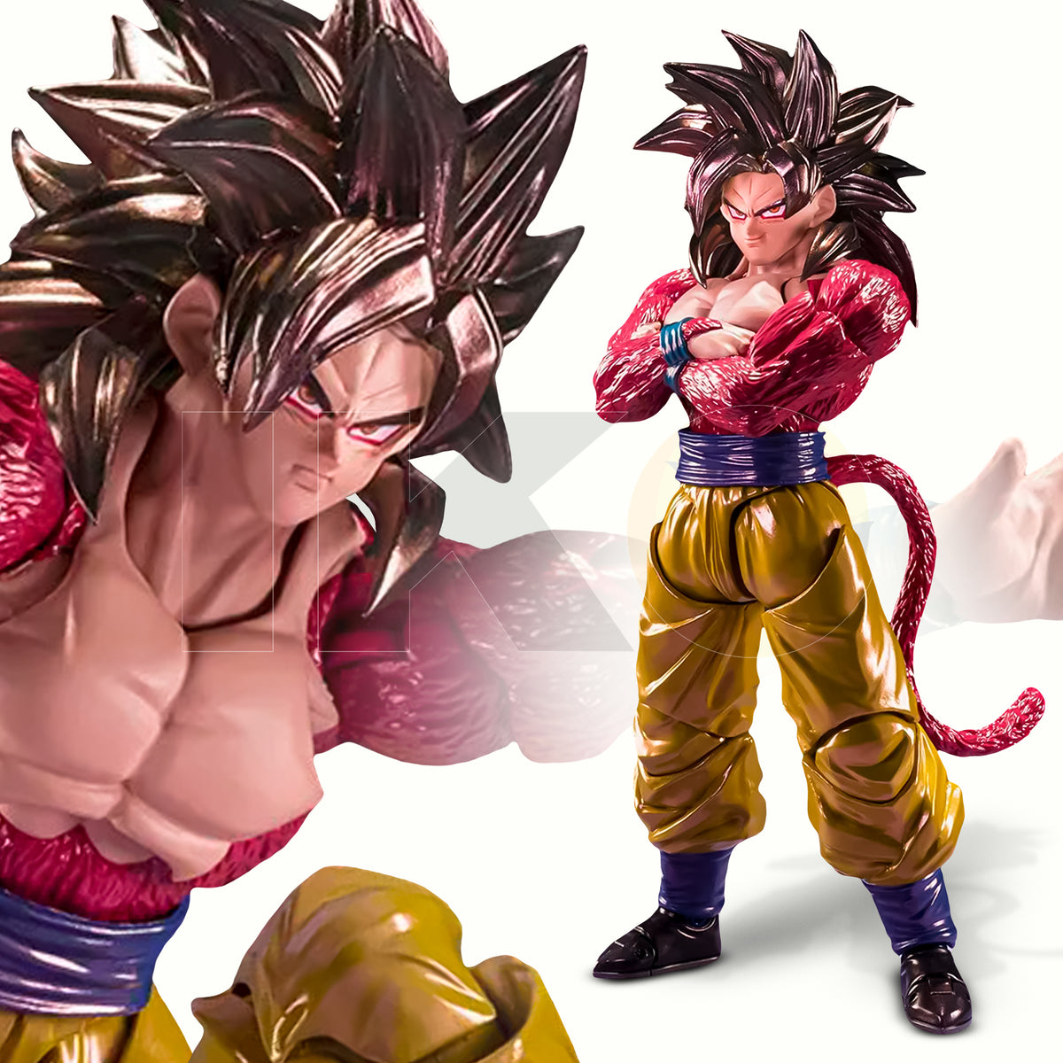 S.H.Figuarts Goku Super Saiyan 4 Exclusive Edition, composición de portada