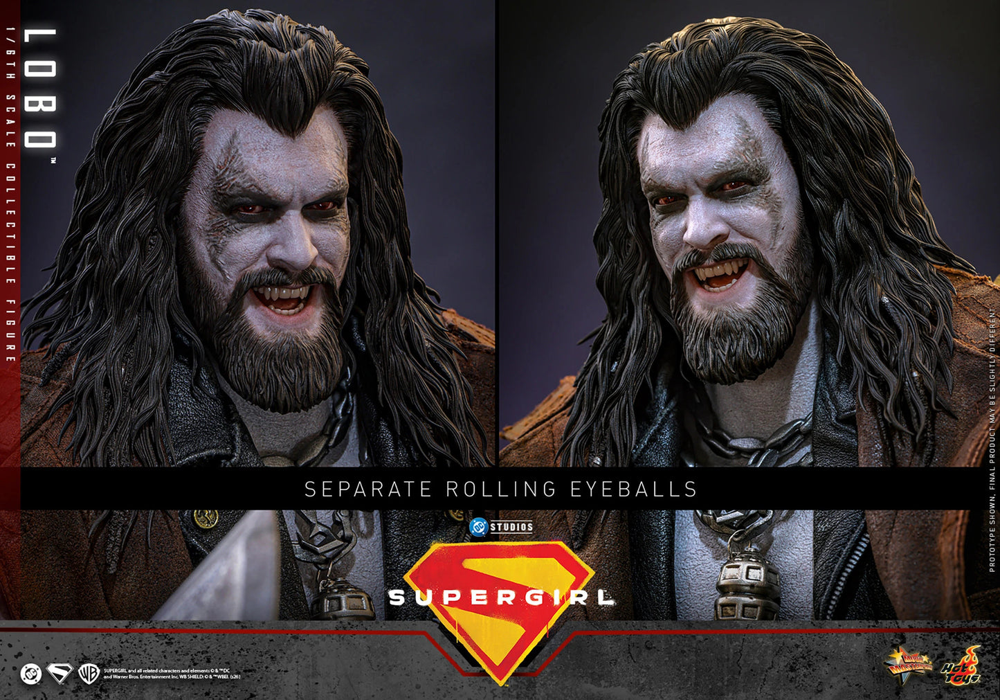 (PREVENTA) Hot Toys Lobo (Supergirl) Movie Masterpiece Fully Poseable Figure