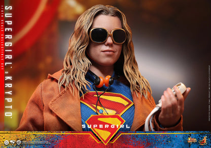 (PREVENTA) Hot Toys Supergirl & Krypto Movie Masterpiece Fully Poseable Figure