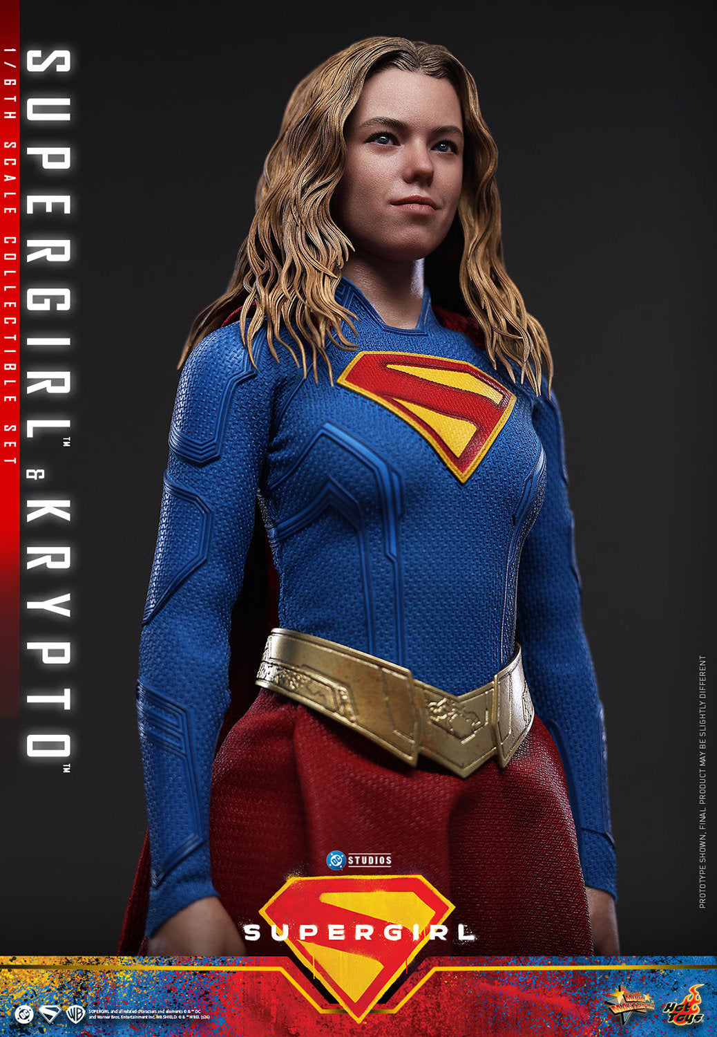 (PREVENTA) Hot Toys Supergirl & Krypto Movie Masterpiece Fully Poseable Figure
