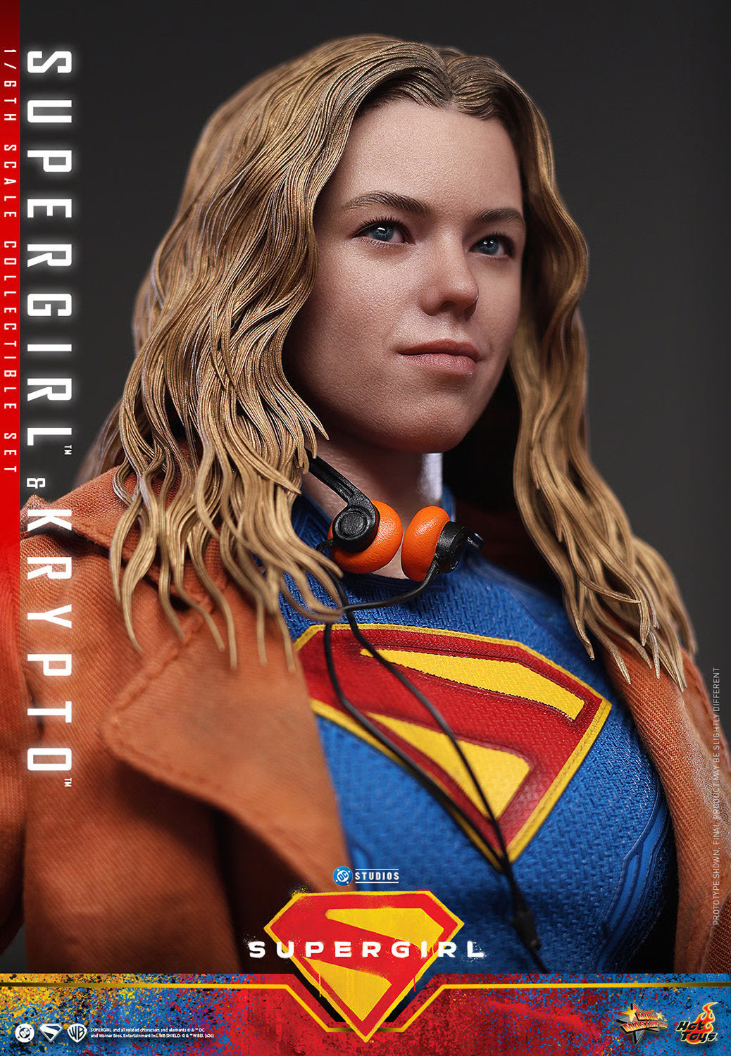 (PREVENTA) Hot Toys Supergirl & Krypto Movie Masterpiece Fully Poseable Figure