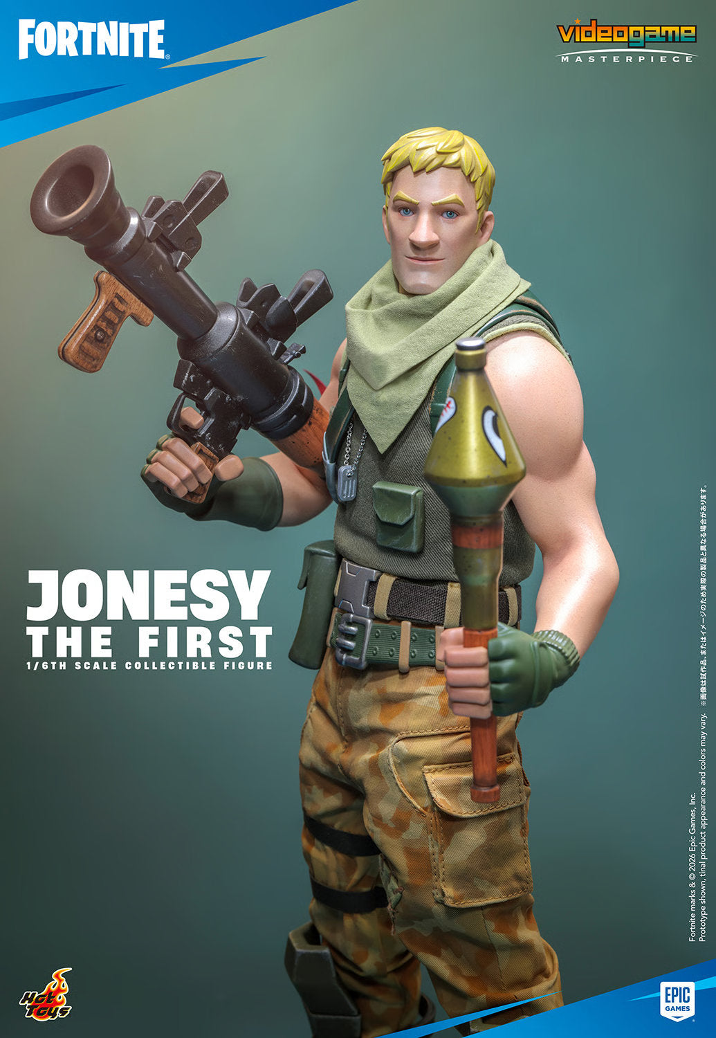 (PREVENTA) Hot Toys Video Game Masterpiece Jonesy The First (Fortnite)