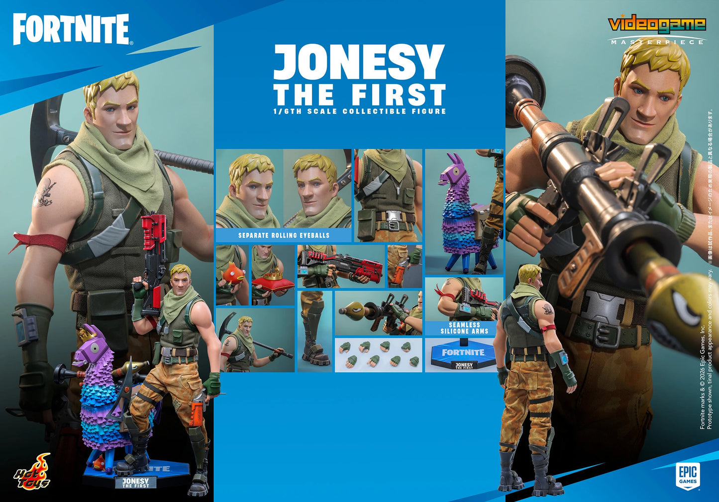 (PREVENTA) Hot Toys Video Game Masterpiece Jonesy The First (Fortnite)