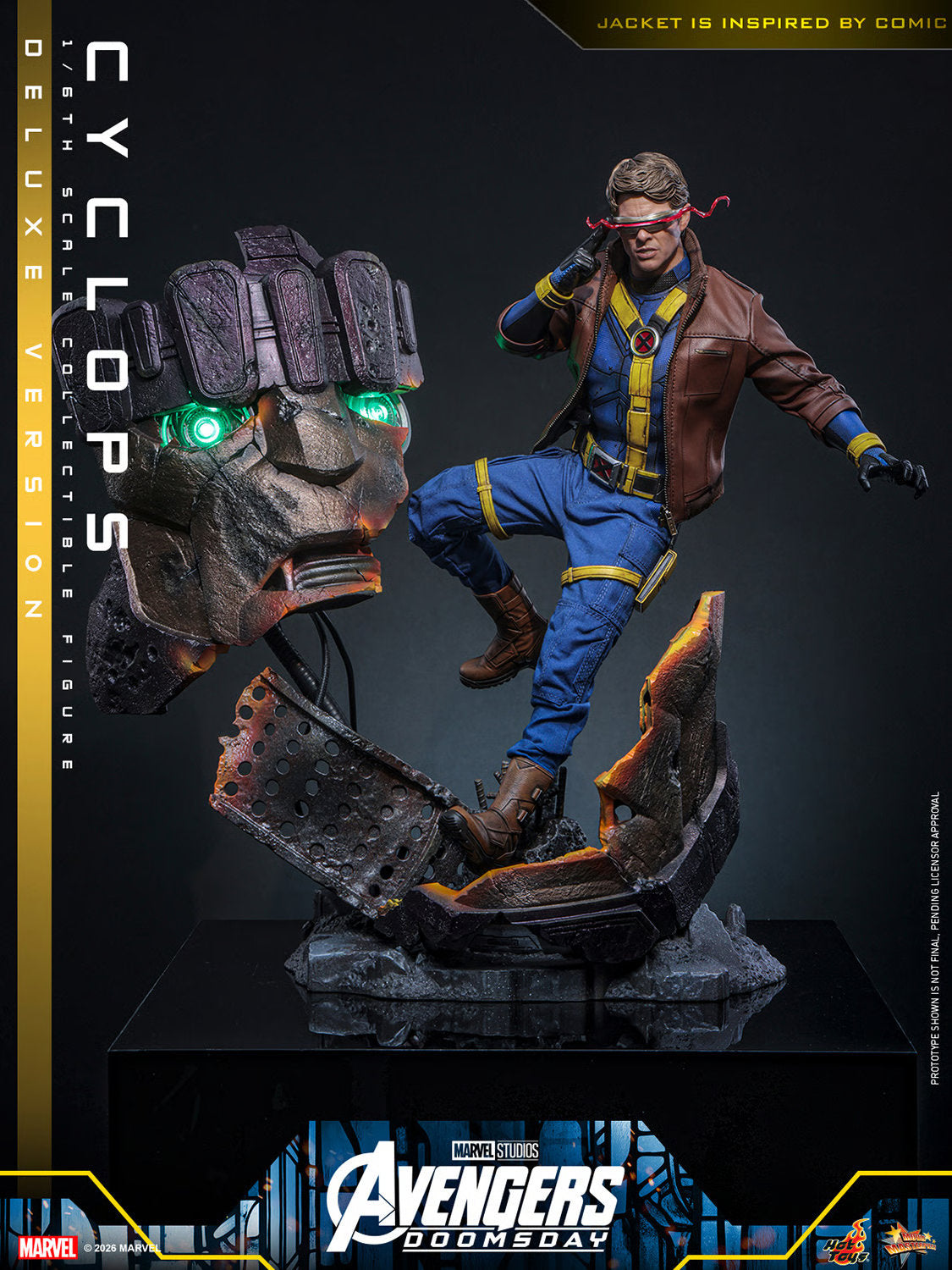 (PREVENTA) Hot Toys Movie Masterpiece Cyclops (Deluxe Version) (Avengers: Doomsday)