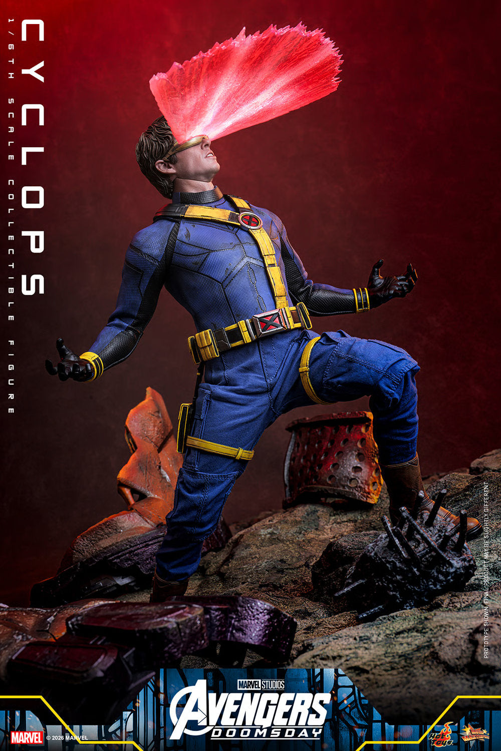 (PREVENTA) Hot Toys Movie Masterpiece Cyclops (Avengers: Doomsday)