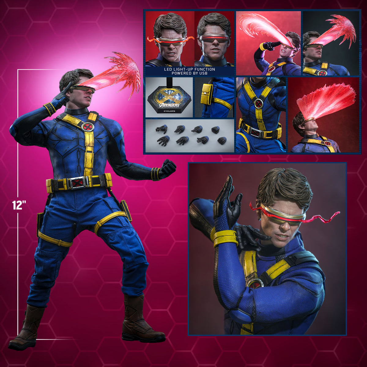 (PREVENTA) Hot Toys Movie Masterpiece Cyclops (Avengers: Doomsday)