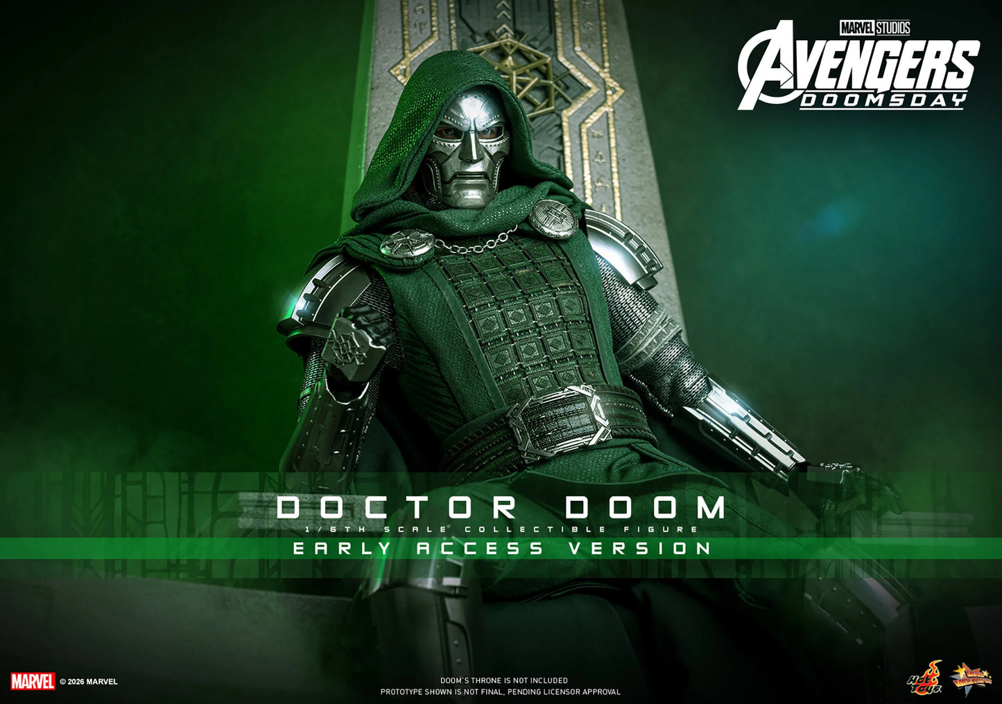 (PREVENTA) Hot Toys Movie Masterpiece Doctor Doom (Avengers: Doomsday)