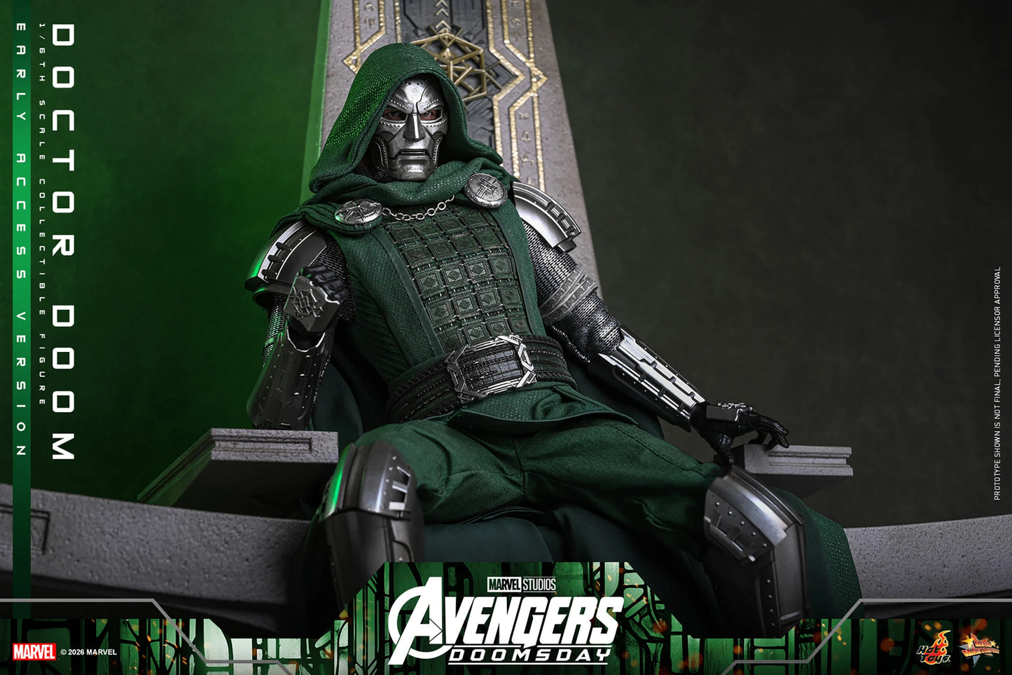 (PREVENTA) Hot Toys Movie Masterpiece Doctor Doom (Avengers: Doomsday)