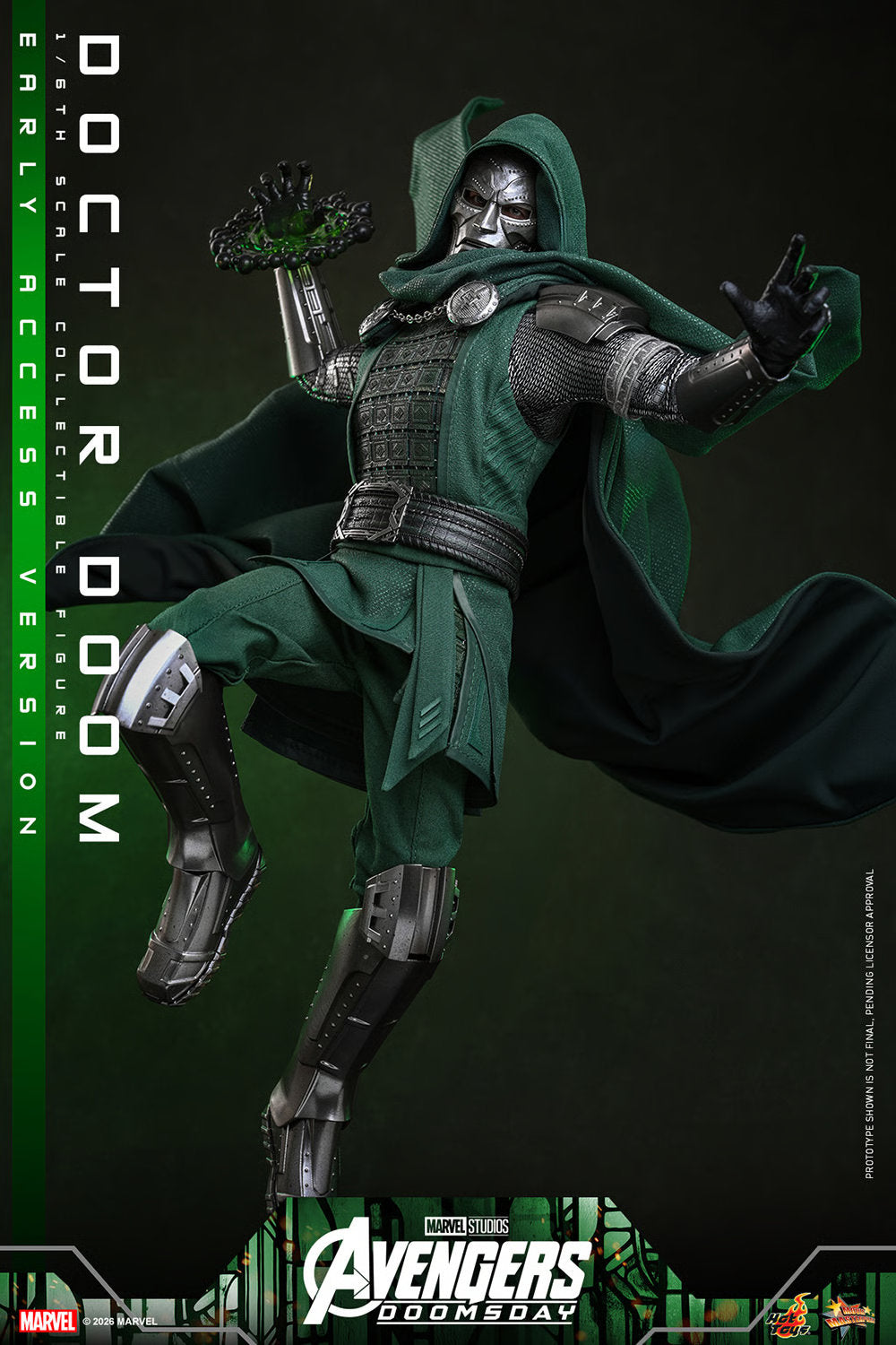 (PREVENTA) Hot Toys Movie Masterpiece Doctor Doom (Avengers: Doomsday)