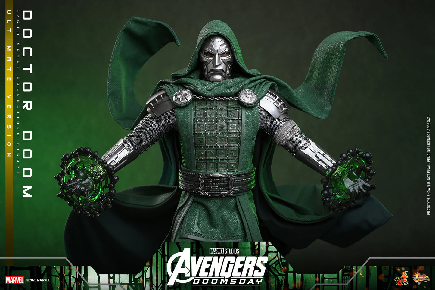 (PREVENTA) Hot Toys Movie Masterpiece Doctor Doom (Ultimate Version) (Avengers: Doomsday)