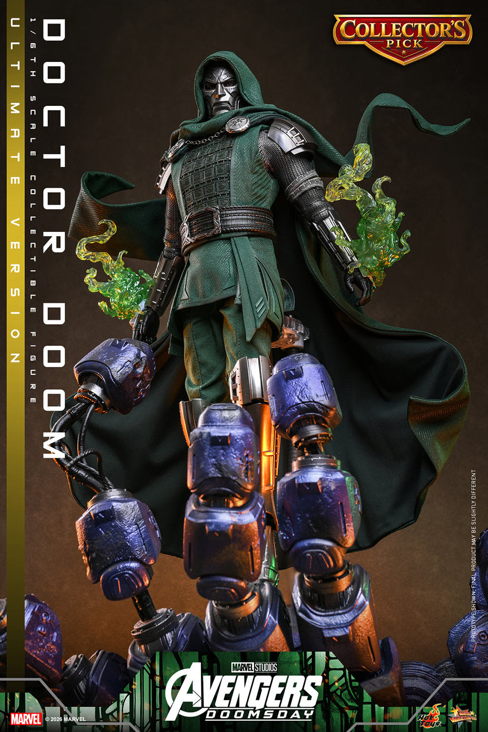 (PREVENTA) Hot Toys Movie Masterpiece Doctor Doom (Ultimate Version) (Avengers: Doomsday)