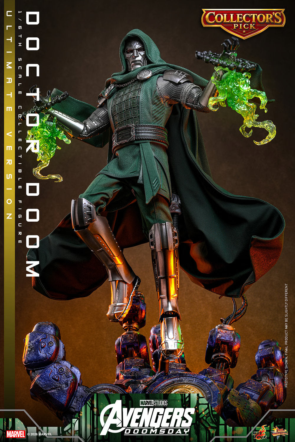 (PREVENTA) Hot Toys Movie Masterpiece Doctor Doom (Ultimate Version) (Avengers: Doomsday)