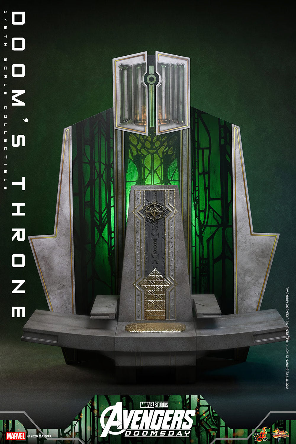 (PREVENTA) Hot Toys Movie Masterpiece Doom's Throne (Avengers: Doomsday)
