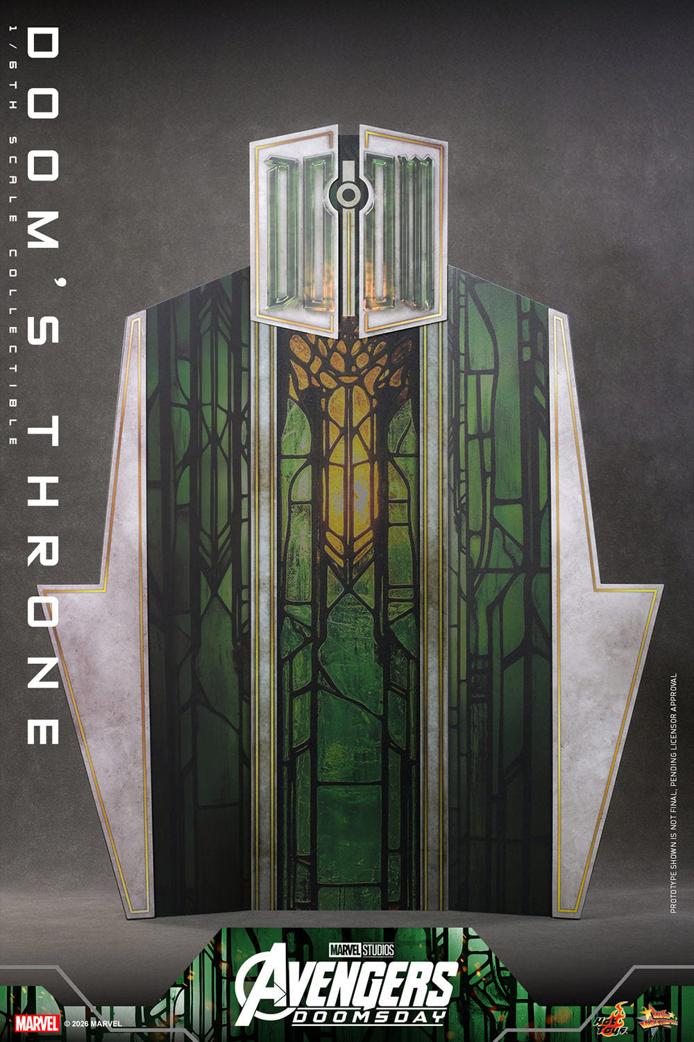 (PREVENTA) Hot Toys Movie Masterpiece Doom's Throne (Avengers: Doomsday)