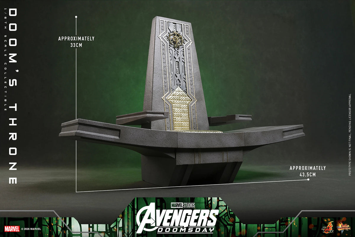 (PREVENTA) Hot Toys Movie Masterpiece Doom's Throne (Avengers: Doomsday)