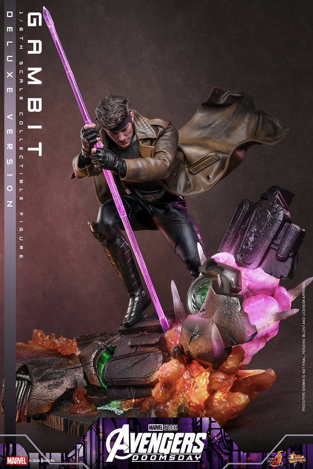 (PREVENTA) Hot Toys Movie Masterpiece Gambit (Deluxe Version) (Avengers: Doomsday)